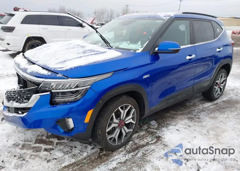 2023 Kia Seltos Sx Turbo из США, поврежденный, VIN KNDETCA2XP7353460